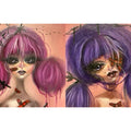 Kurtis Rykovich Original Oil Paintings Diptych Set Round 1 & 2 11x8 Signed
