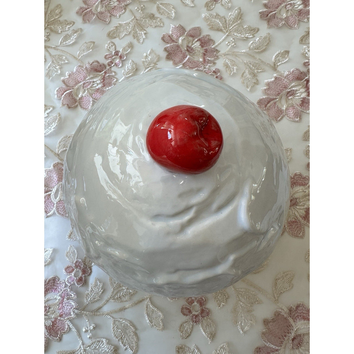 Vintage Cupcake Cookie Jar 9"H USA J54 "BL" Mark