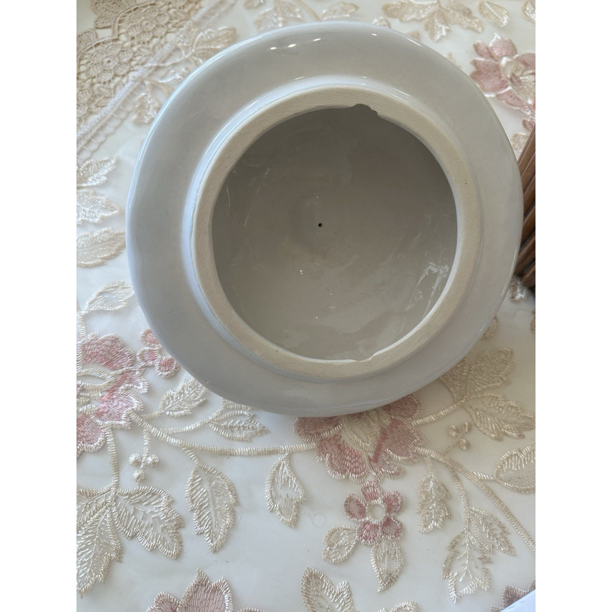 Vintage Cupcake Cookie Jar 9"H USA J54 "BL" Mark